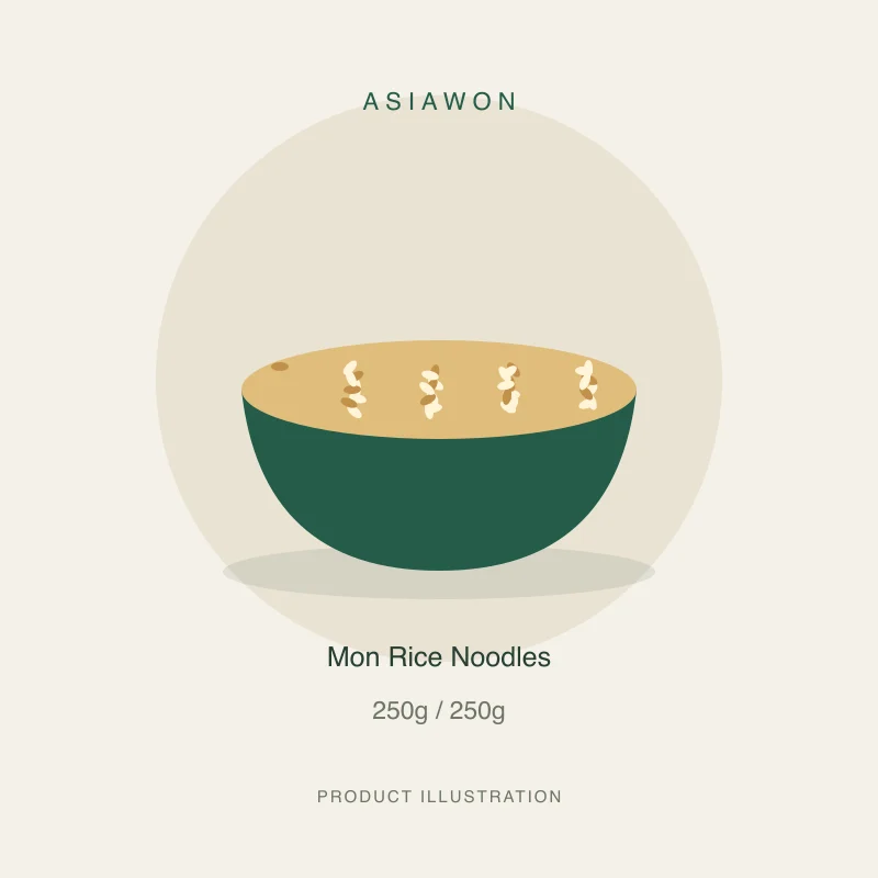 Mon Rice Noodles · 3mm · 250g