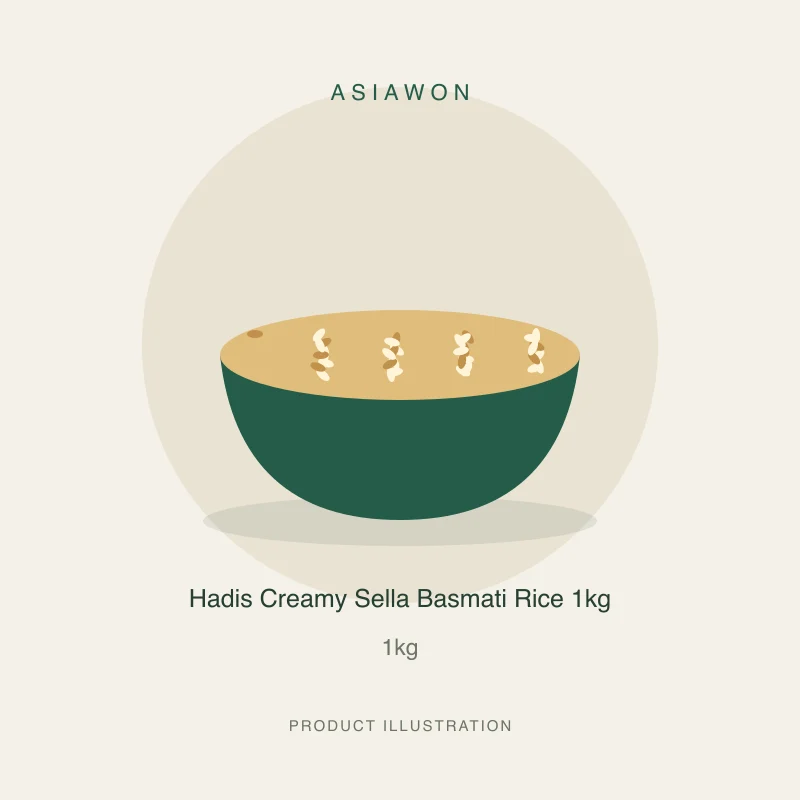 Hadis Creamy Sella Basmati Rice 1kg